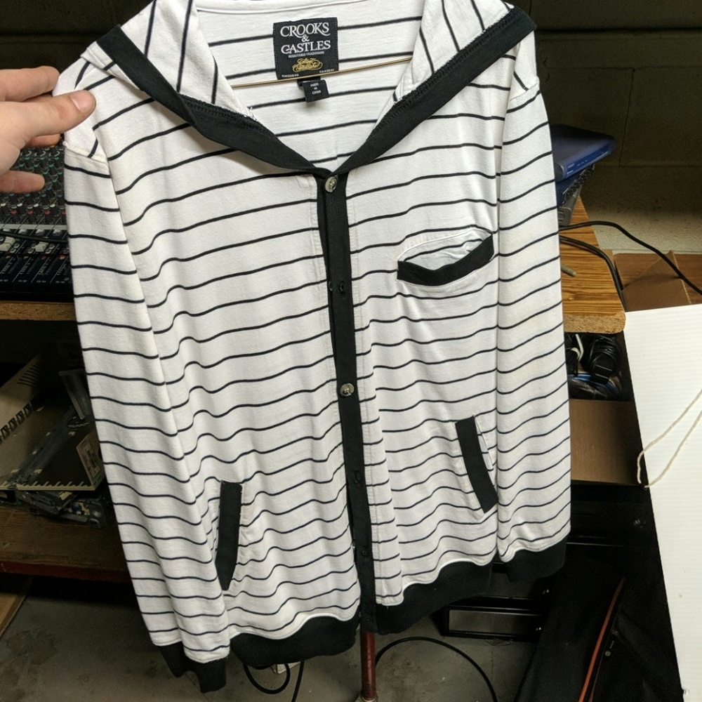 Crooks & Castles Striped Top $20 OBO